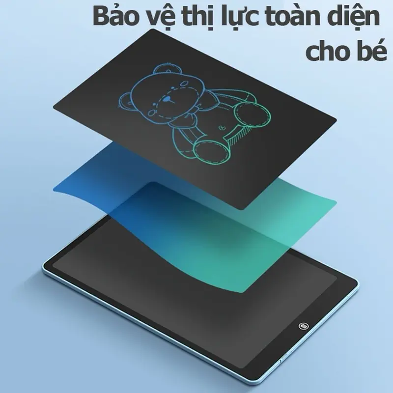 Bảng viết thông minh LCD tự xóa 16inch, 12inch, 10inch, 8,5 inch cho bé tập vẽ, viết 3
