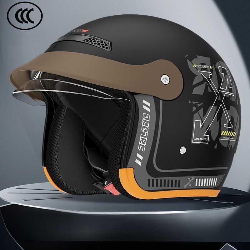 Mũ bảo hiểm an toàn xe điện, Tiêu chuẩn quốc gia mới 3C, Thích hợp cho nam và nữ, Tất cả các mùa và mùa đông, Tích hợp thấu kính ẩn, Bảo vệ lạnh Helmet Mã trung bình chung phù hợp với chu vi đầu 55-62CM