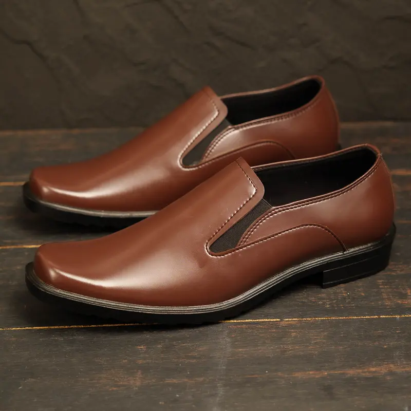 PAULMAY - Sepatu Formal Slip on Pria Wina 75 Shoes Kerja Hitam 5