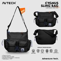 Gambar AVTECH - Tas Selempang Shoulder Bag Sling Bag Kuliah Harian Travel Outdoor Urban - CYGNUS - Hitam dari Avtech Adventure Technology Kota Administrasi Jakarta Timur 1 Tokopedia