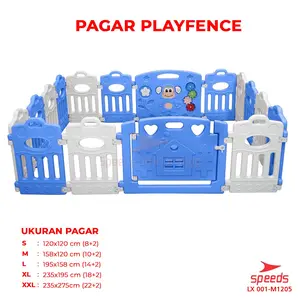 SPEEDS Pagar Mainan Anak Pagar Bayi Baby Fence Kokoh Play Fence Pagar Anak UKURAN S 001-1205