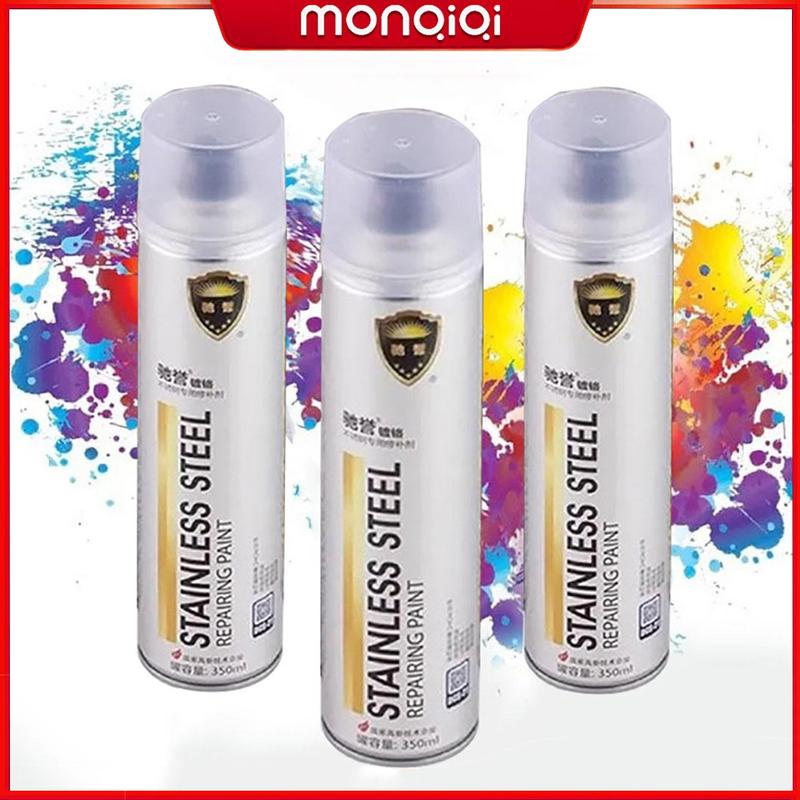 Monqiqi combo 3 chai xịt chống rỉ sét, ố vàng màu xám bạc Crom sáng bóng như mới Sơn