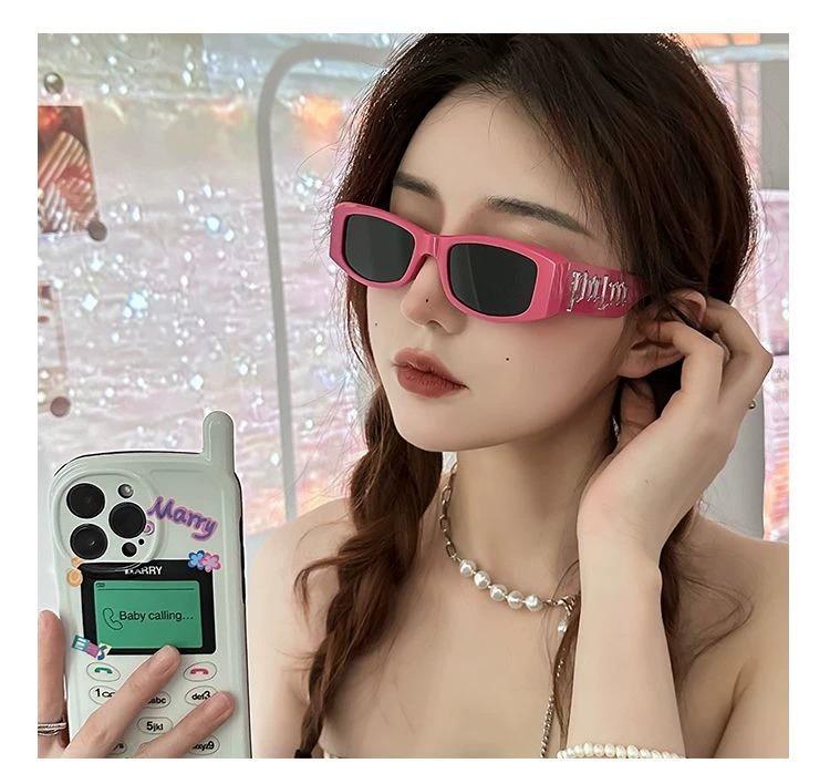Product Introduction of Kính Râm Nữ, Chữ Ngầu Kính Nam, Kính Râm UV, Phong Cách Đường Phố Hip Hop 400, Khung Màu Hồng, Kính Phong Cách Dopamine, Kính Râm Nam, Kính Đen, LUJIN 4