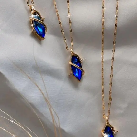 COD!! KALUNG TITANIUM BATU BIRU / SAFIR ANTI KARATAN 1