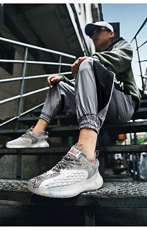 Product Introduction of Shoes Men's 2024 New Men's Sports Shoes Men's Summer Versatile Fashion Shoes Men's Trendy High Quality Daddy Running Shoes 16