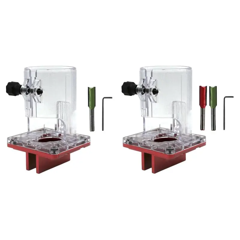 Đầu Nối Bộ Định Tuyến Cầm Tay 2 Trong 1, Định Vị Cắt Gỗ Và Chèn, Dễ Dàng Lắp Đặt 2