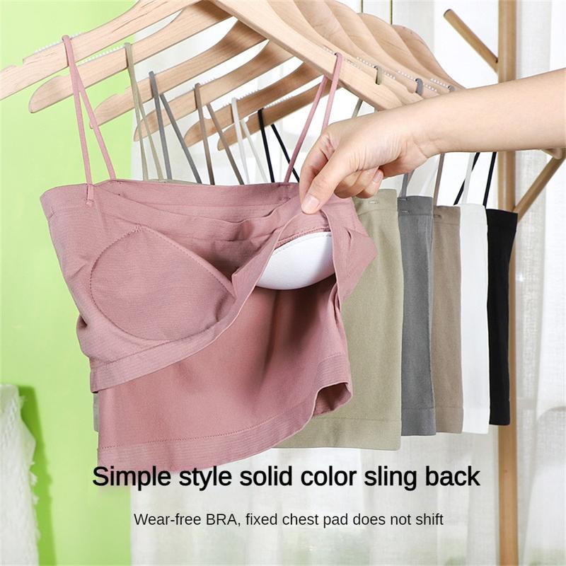 Product Introduction of Áo Vest Cho Nữ, Thời Trang, Mặc Mùa Hè, Có Đệm Ngực, Thoải Mái, Đơn Giản Và Tự Nhiên, Áo Yếm Có Thể Mặc Bên Trong 24