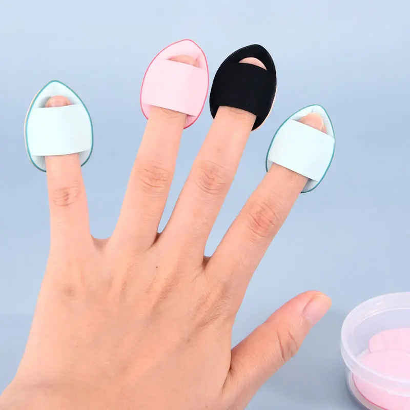 ✨Pocket-Size Makeup Sponge Kit✨ | Finger Puff for Seamless Foundation/Concealer | High-Quality Cosmetic Blending Pad | Must-Have Professional Beauty Tool!