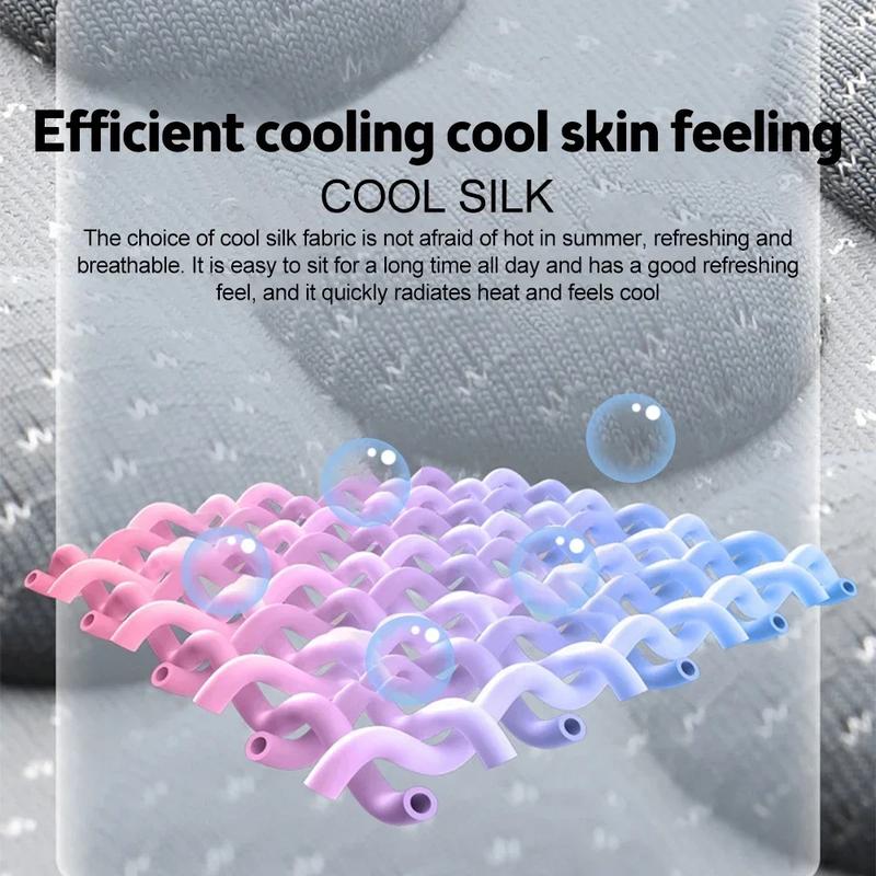 Product Introduction of [COD+Limited Time Offer] High quality Car Cushion Summer Cool Cushion Ice Silk Seat Cover Car Cushion Seasonal Universal Cooling Cushion Seat Protector Pad 26