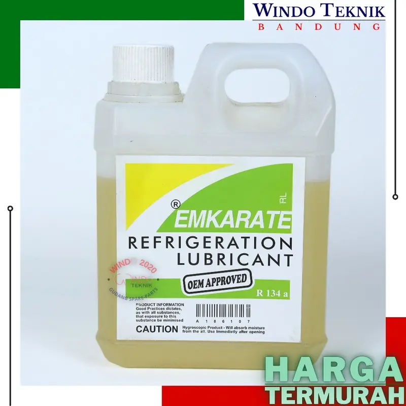 OLI OIL KOMPRESOR EMKARATE R134 A REFRIGRATION | OLI AC | KULKAS 1 LITER 1