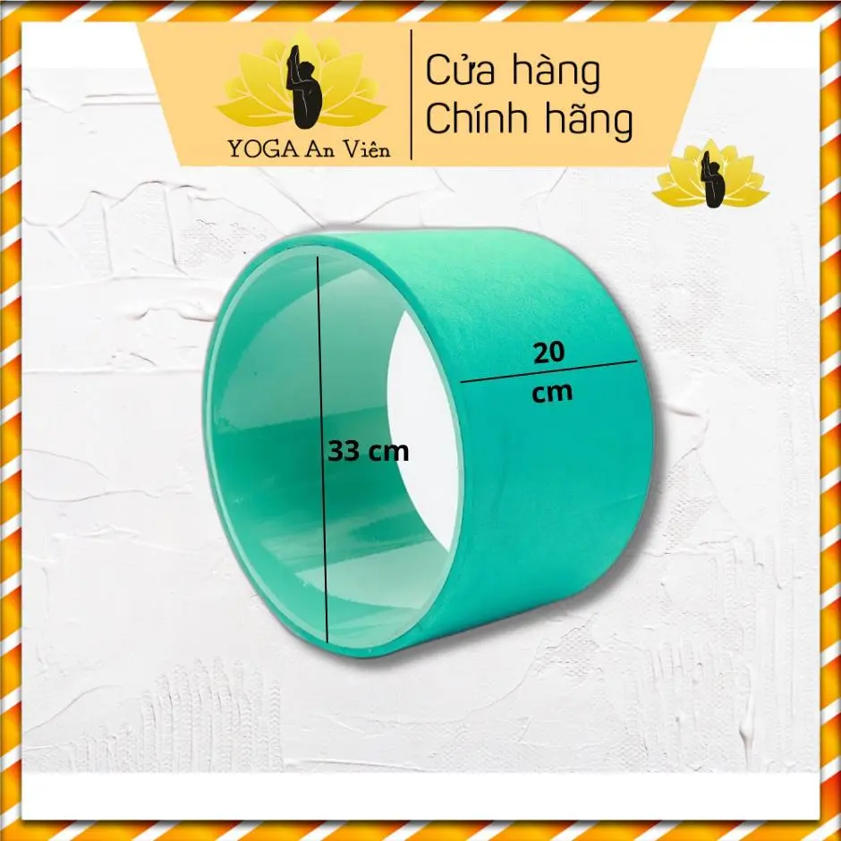 Vòng tập yoga bản lớn size 20CM AVI chất liệu TPE cực bền chắc Cao Su