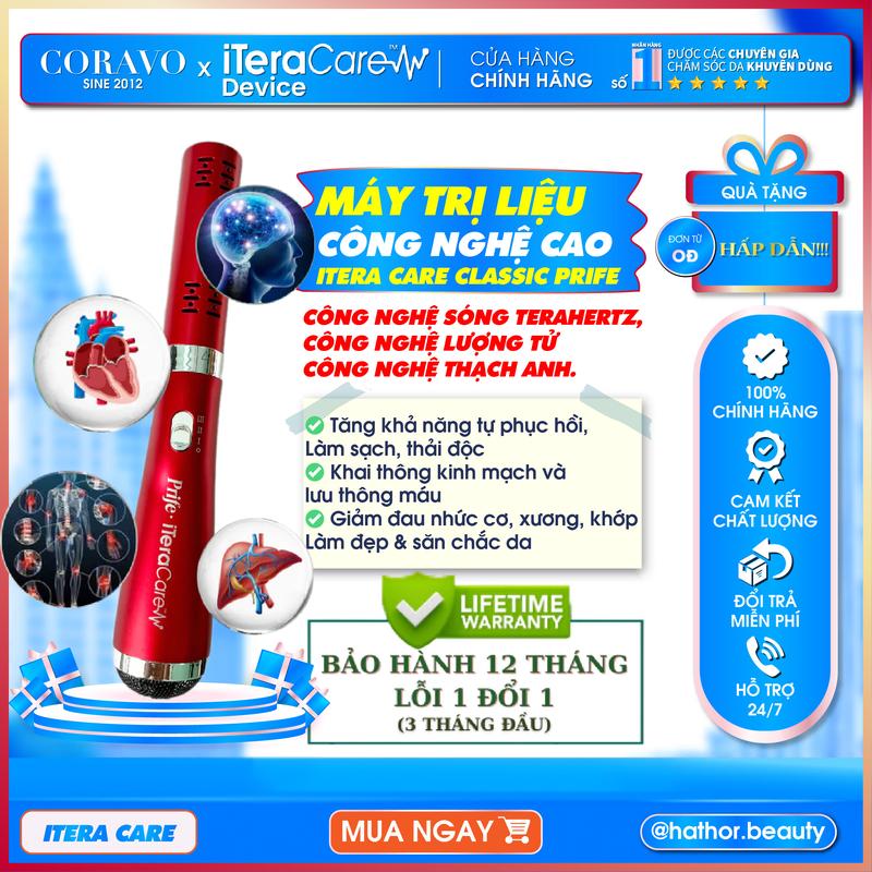 Máy Trị liệu Chăm Sóc Sức Khỏe 5 IN 1 công nghệ cao ITERACARE CLASSIC PRIFE - Coravo Massage