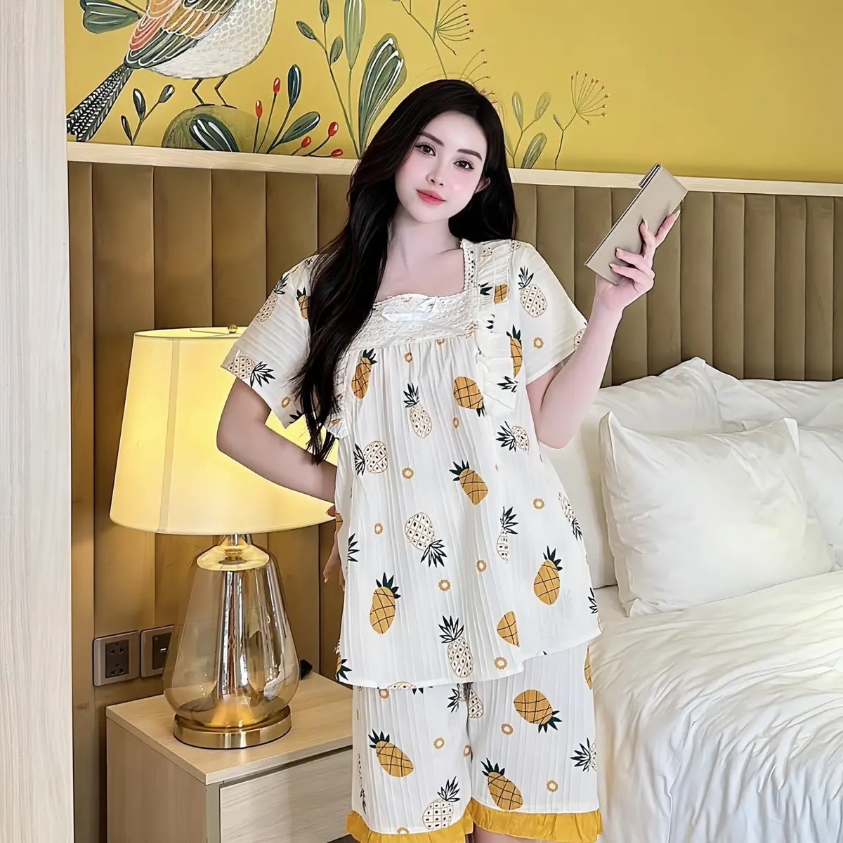 Bộ Bầu -Bộ Sau Sinh Cộc Tay ,Chất Liệu Vải Đũi Mềm Cho Các Mom Mặc Hè Xinh Lắm