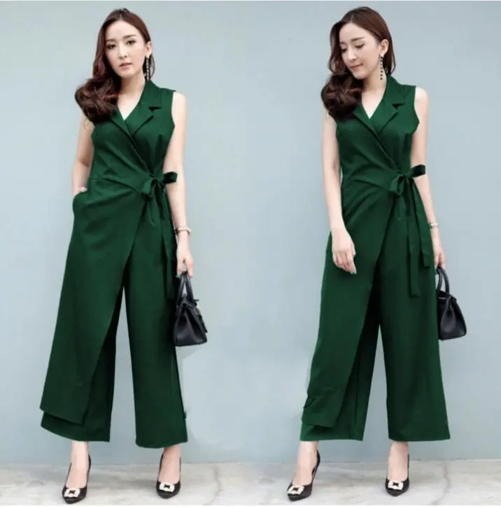 [HNFK] Jumpsuit Wanita Model Baru / Jumpsuit Made / Baju Kodok Dewasa /Jumpsuit Korea / Jumpsuit Wanita Trend Kekinian 1