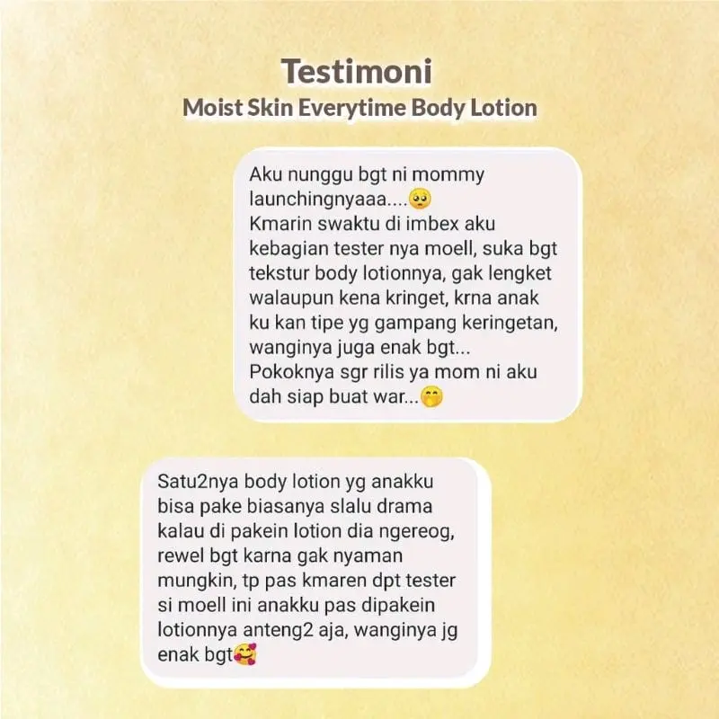 [BUY 2 GET 4] MOELL BODY LOTION / MOELL CALMING CREAM / MOELL HAIR LOTION / MOELL SHAMPOO ANAK 3
