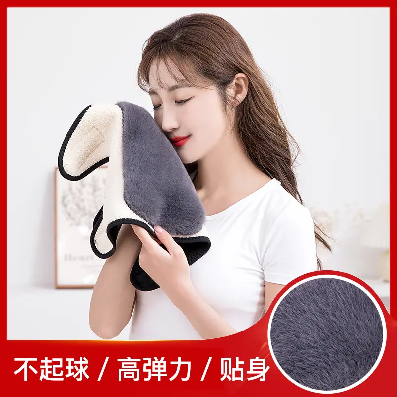 Bảo Vệ Gân Chân, Mùa Đông, Nhồi Bông Nhung Đệm, Dành Cho Nam Và Nữ, Đóng Chặt Velcro, Thích Hợp Cho Đạp Xe Ở Người Già, Vỏ Chống Lạnh Khớp Phụ Kiện 1