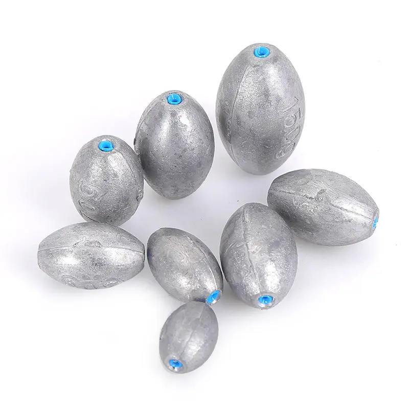 Chì Viên Lõi Nhựa Chống Xước Trục, Chì Quả Trám, Chì Hố Đấu Bắt Cá Fishing 2