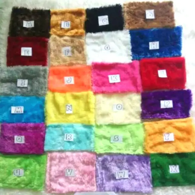 Kain bulu rasfur lembut (50x170-185 cm) / kualitas premium / buat taplak meja / buat karpet 0