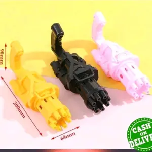 Mainan Anak Tembak Gelembung BUBBLE GUN SH 676/Electrik Bubble Machine