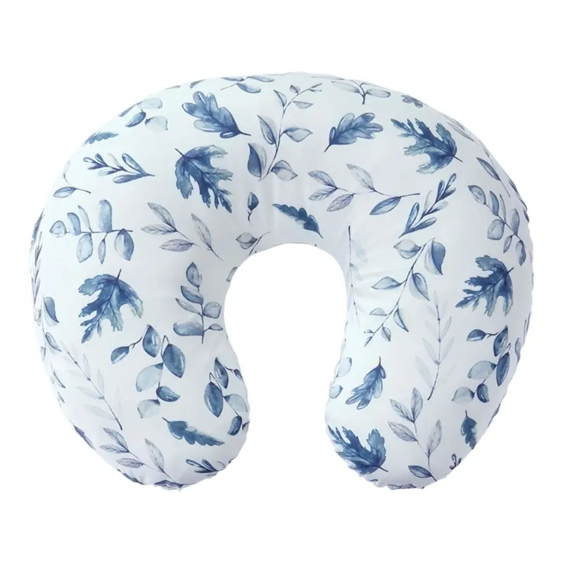 BHUSD Baby Nursing Pillow Cover Breathable Nursing Mom Breastfeeding Pillow Cover Removable U-Shape Nursing Pillow Slipcover