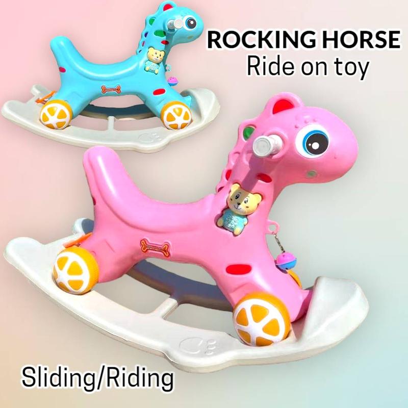 Baby Rocking horse 2IN1 Baby & Toddler Toys Ride-On Toys wit - TikTok ...