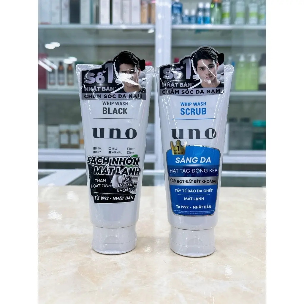 Sữa rửa mặt cho nam Uno Nhật Cosmetic Skincare Massage