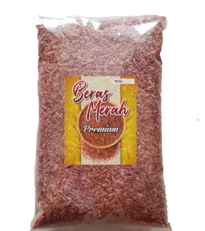 Beras merah 1 kg murah Bebas gula Rendah gula Rendah lemak Organik Nasi merah Food Putih Rice Diet Goreng 2