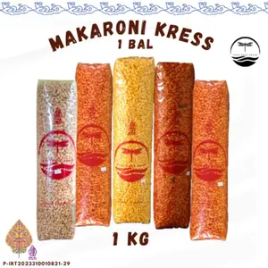 [ New ]  1 BAL MAKARONI KRESS BANTAT KHAS SOLO 1KG  - MAKARONI BANTET 1KG- MAKARONI PIPA BANTAT HALAL 6 VARIAN RASA, JAGUNG MANIS, JAGUNG BAKAR, ASIN GURIH, BALADO, BALADO PEDAS (PEDAS MANIS), PEDAS DAUN JERUKproduk berkualitas