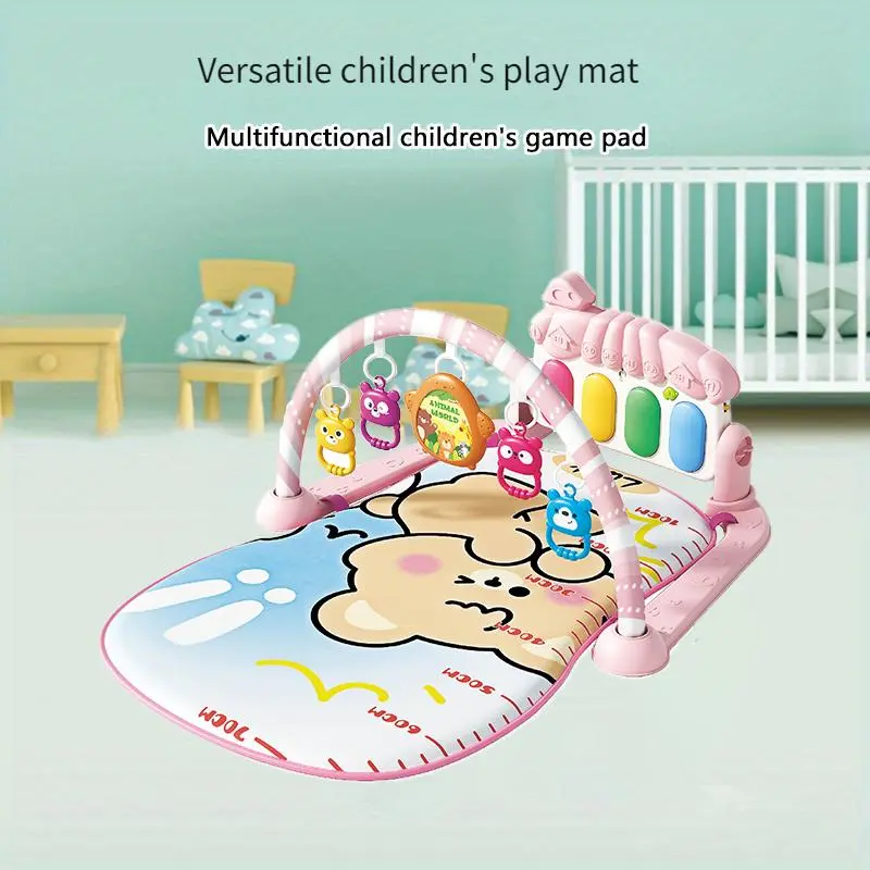 Baby Play Mat, 1 Piece Music Keyboard Learning Toy, Early Learning & Fun Attractive Development Activity Mat, Kick & Play Piano Gym Mat