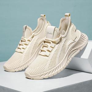 Kasut Musim Panas, Popular, Borong, Saiz Besar, Bahan Flyknit, Sneakers Bernafas