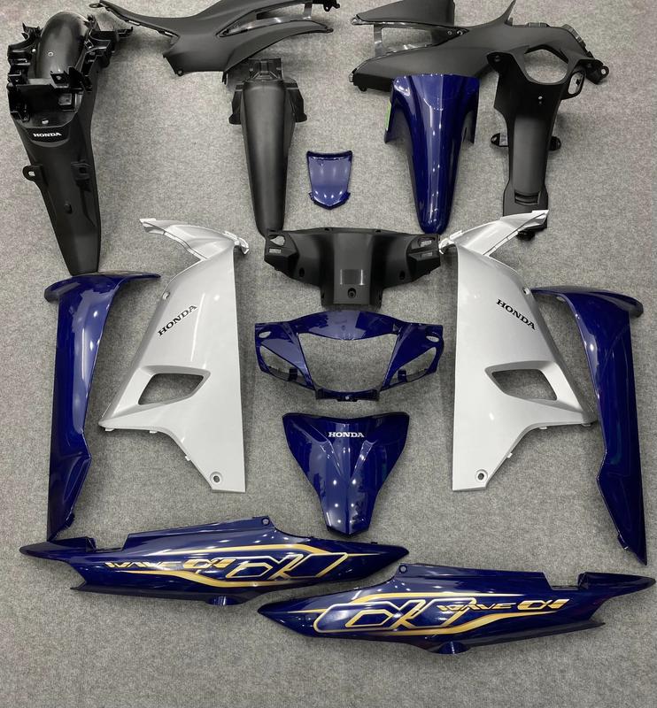 Bộ Dàn áo Wave a110cc tem liền dàn áo wave lớn 2017-2024 Nhãn Dán Decal