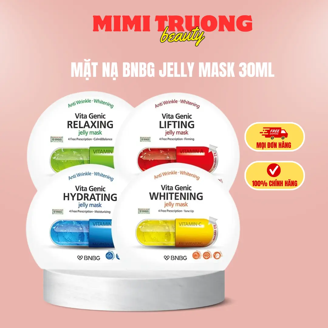 [Đủ màu] Mặt Nạ BNBG Jelly Mask 30ml (Mẫu mới)