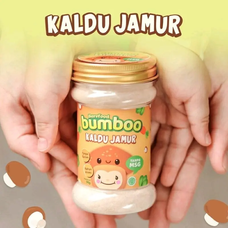 Kaldu MPASI Bayi Non MSG Bumboo Bebas Gula Garam Rasa Sapi / Ayam / Jamur / Ikan Teri / Ati Ayam / Keju Bubuk Botol / Abon Ayam / Abon Sapi untuk Makanan / Soup Alami 5