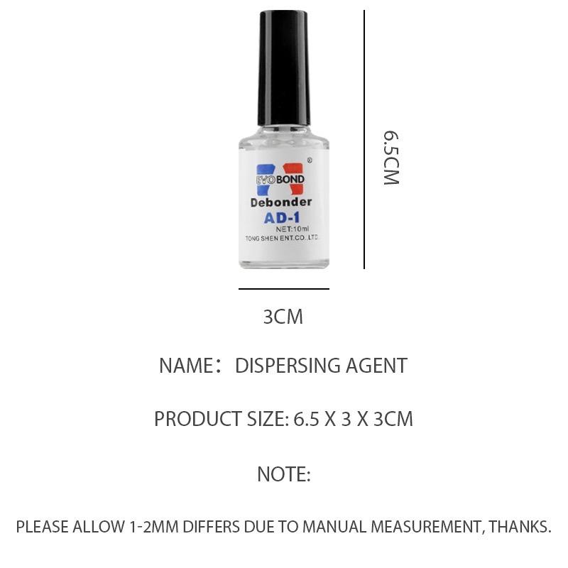 Product Introduction of Debonder EvoBond AD-1 / Glue Remover / Penghilang Lem Kuku Palsu 10ml 19