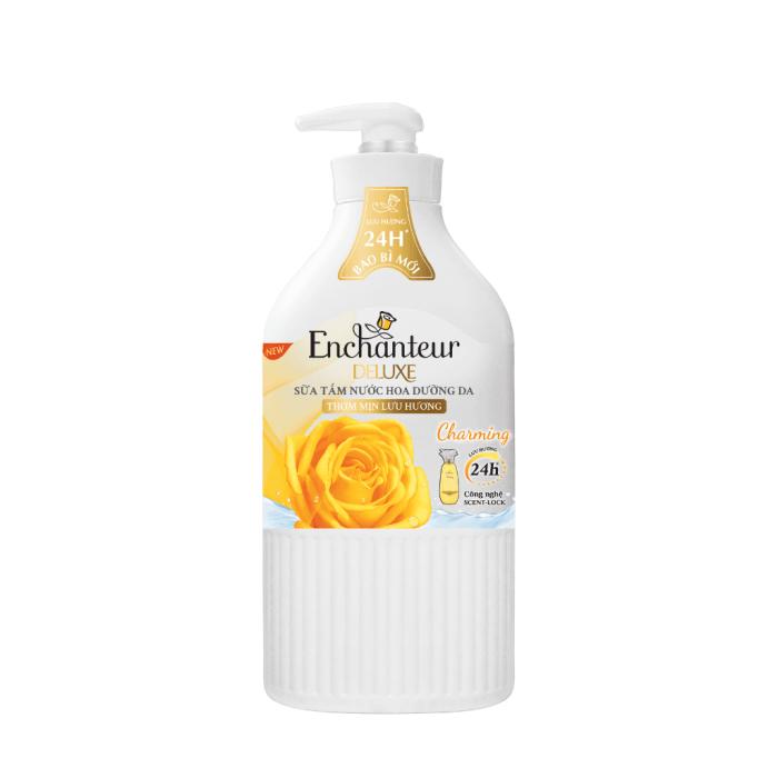  Sữa Tắm Enchanteur Nước Hoa Dưỡng Da Charming Deluxed Perfume Shower Gel 650gr 