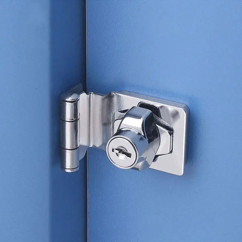 Khóa Ngăn Kéo, Không Cần Đục Lỗ, Có Khóa, Khóa Tủ Khóa Hộp Thư, Khóa Tủ Hai Cửa, Khóa Kết Hợp An Ninh Tủ Văn Phòng Kem 1