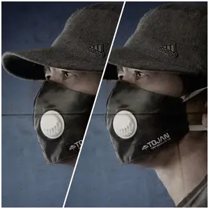 Masker ANTI AIR Original Tojan Bahan PVC Parasut