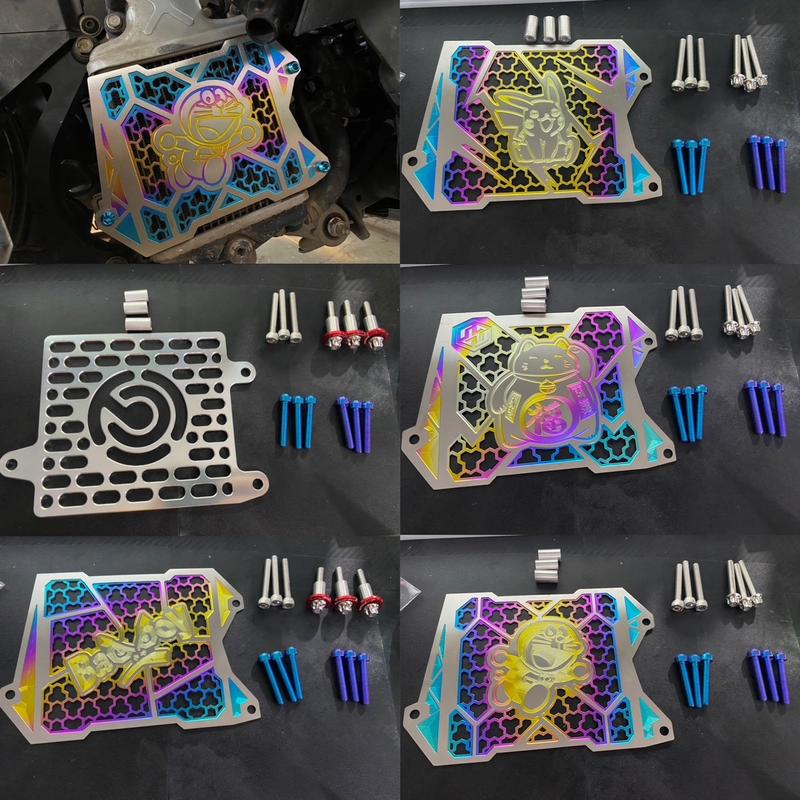 LC 24 - Che két nước Nhôm / titan Gắn Xe Air Blade 2013-2021 , 150 đời 2013 - 2021 , Vario / Click 125, 150 đời 2016 - 2023