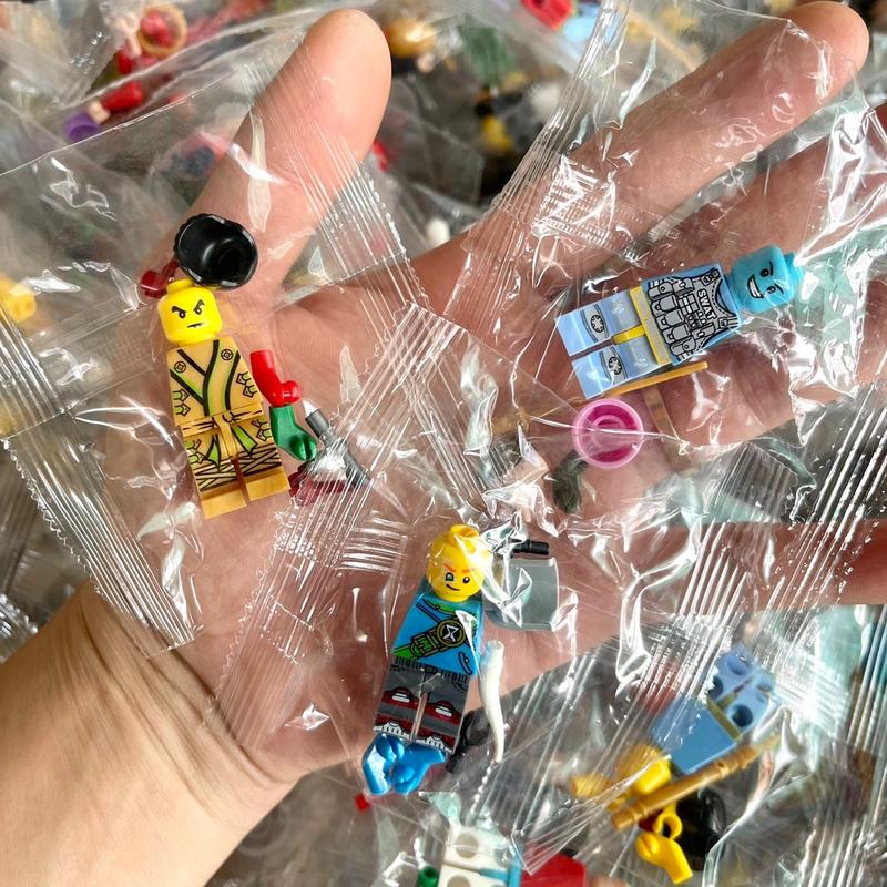 Đồ chơi lắp ráp - combo 5 nhân vật minifigures kèm phụ kiện : ninja, army, city,... ngẫu nhiên, new 100% Toy 7