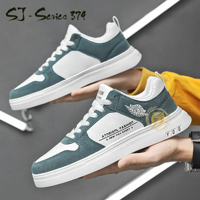 Sepatu Sneakers Pria Casual Cakep Buat Anak Kuliah dan Trendy Kualitas Premium - 374 1