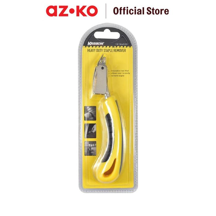 Gambar AZKO Krisbow Pencabut Staples Heavy Duty - Kuning Heavy Duty Staple Removal Alat Pengambil Staples Perlengkapan Bangunan Home Improvement dari AZKO ID Kab. Karawang Tokopedia