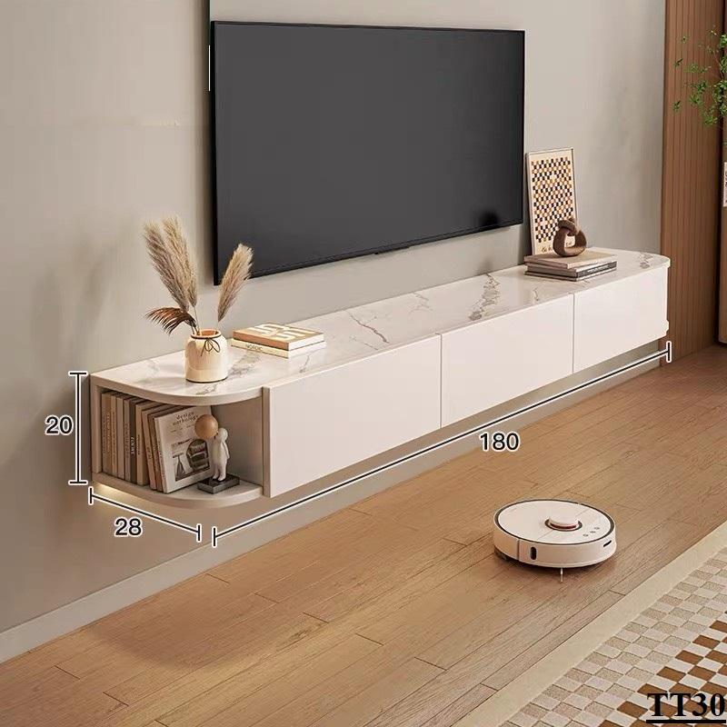 Kệ tivi treo tường TT30, nhập khẩu Thái Lan, chất liệu gỗ MDF lõi xanh chống ẩm, màu sắc đa dạng