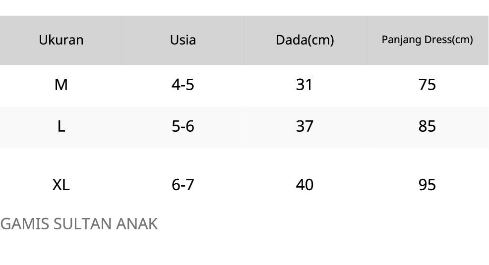 GAMIS ANAK SULTAN BAHAN CRINGKLE AIRFLOW