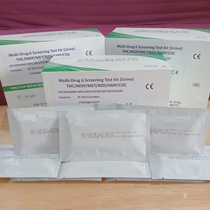 Drugs Abuse Test Alat Tes Urine Narkoba- 6 Parameter 1 Box ST6 2