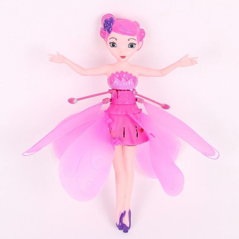 Product Introduction of Induction Fairy Flying Toys ,Kids Mini RC Drone Princess Doll Toy Girl Creative Birthday Gift kobe  bryant  helicopter  toy 24
