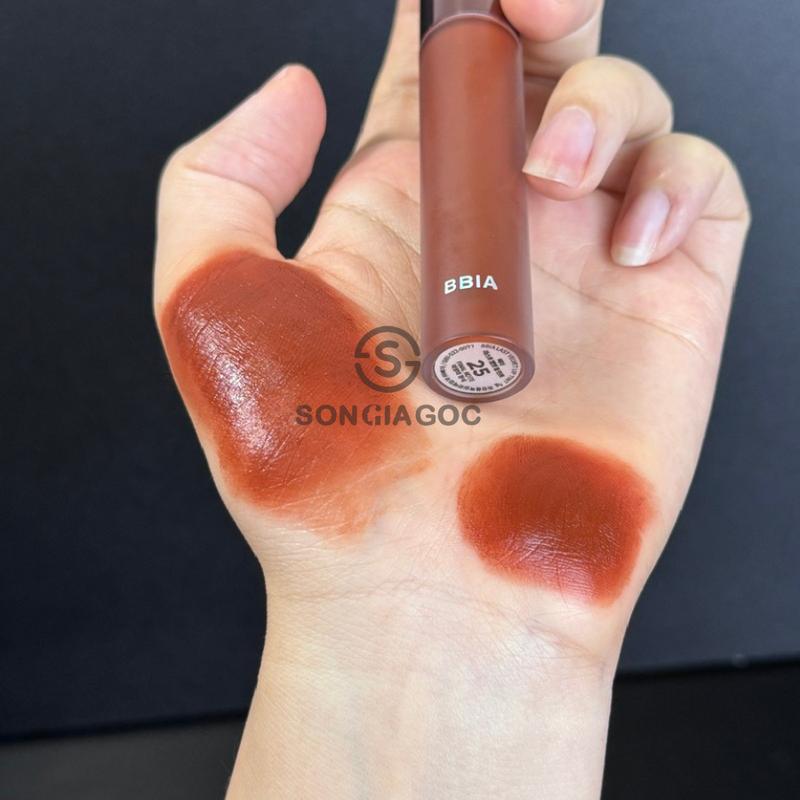 Son BBIA 25 màu đỏ nâu đất, Bbia last velvet tint 25 (SONGIAGOC)