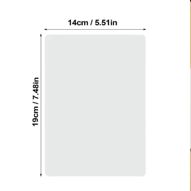 Combo 10 Miếng Da Giả Trắng Tron Tập Phun Xăm . 3