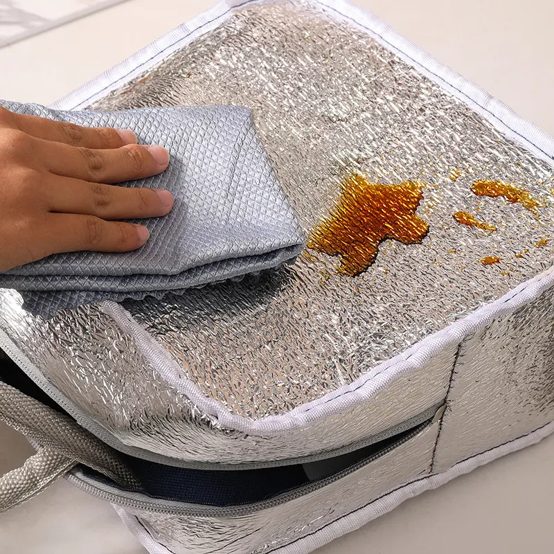 MSS Tas bekal Makan Siang Karakter Hewan Tahan Panas Portable Lunch Bag New Thermal Cooler Makanan Tas Lunch Box Karakter Anti Air Murah Import 2