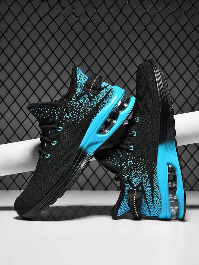 Product Introduction of Men's Sporty Lace Up Mid Top Sneakers, Casual Comfortable Breathable Running Shoes, Trendy All-match Sneakers for Daily Wear Designer Shoes 6