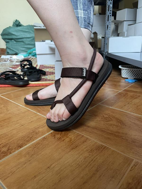 Dép Xăng Đan nam nữ đi học xỏ ngón , xăng đan đôi đi du lịch, đi biển mẫu mới  đế Bằng Cao Su. (nên chọn tăng 1size) Sandal